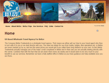 Tablet Screenshot of belizetradewinds.com